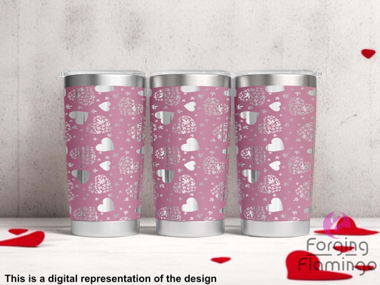 Non-Branded Pot Love Cannabis/Weed Laser-Engraved Tumbler