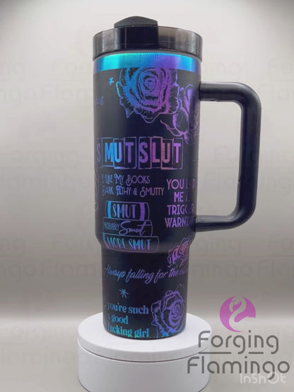 Non-Branded SMUT Book Club Laser-Engraved Tumbler