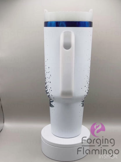 Snow Globe Tumbler Wrap SVG - Laser Engraving File for 20oz/30oz/40oz Tumblers | Digital Download
