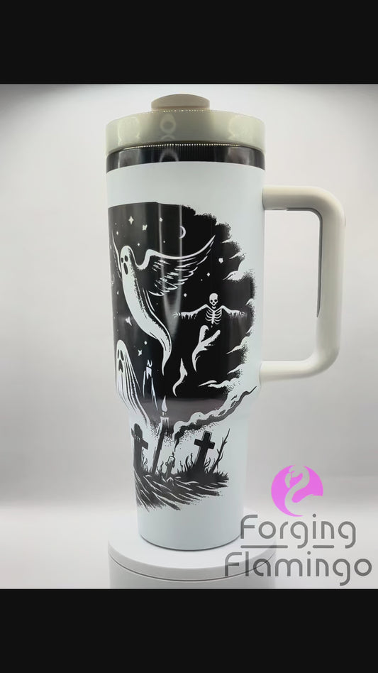 Stanley Ghosts & Ghouls Laser-Engraved Tumbler