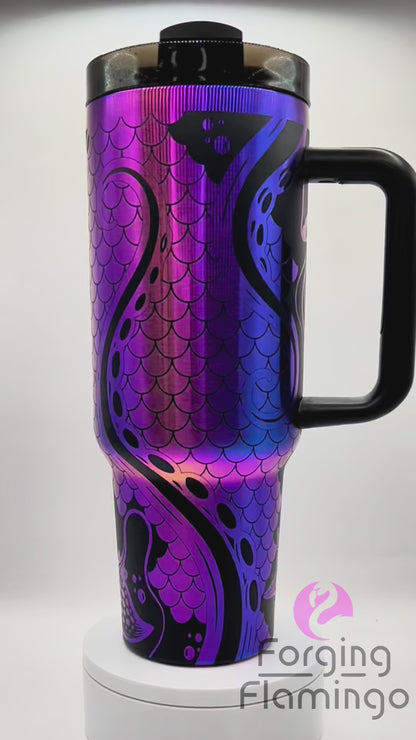 Stanley Lurkers of the Deep Laser-Engraved Tumbler