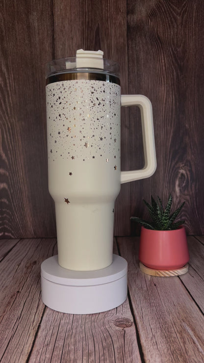 Star Shower Tumbler Wrap SVG - Laser Engraving File for 20oz/30oz/40oz Tumblers | Digital Download