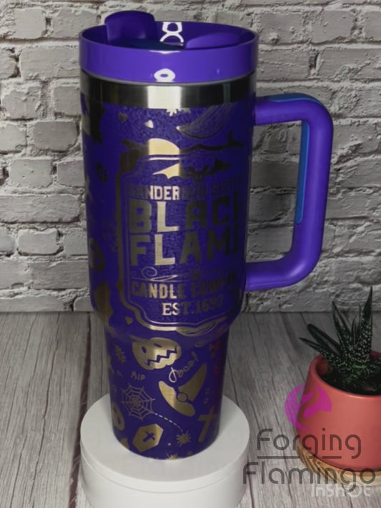 Stanley Halloween Witches Laser-Engraved Tumbler