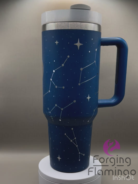 Constellations Laser-Engraved 40oz Tumbler